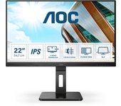 AOC P2 22P2Q LED display 54,6 cm (21.5 pulgadas pulgadas) 1920 x 1080 Pixeles Full HD Negro