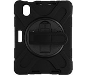 Carcasa híbrida antigolpes iPad Mini 2021 Agarradera giratoria Soporte Negro