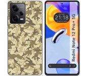 Funda Silicona Xiaomi Redmi Note 12 Pro+ Plus 5G Sand Camuflaje