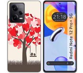 Funda Silicona Xiaomi Redmi Note 12 Pro+ Plus 5G Pajaritos