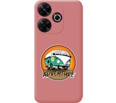 Funda Silicona Rosa Xiaomi Redmi 13 4G Adventure
