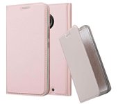 Funda Libro para Motorola MOTO X4 en CLASSY ORO ROSA - Cubierta Proteccion con Cierre Magnetico, Tarjetero y Funcion de Suporte - Etui Case Cover Carcasa