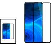 Kit 2 Película de vidrio templado 5D Cubierta completa para OnePlus Nord N300 - Transparente/Negro
