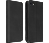 Funda iPhone SE 2020 / 8 / 7 Vintage Billetera F. Soporte - Negro