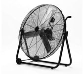 Ventilador industrial de aluminio 160 W con 3 velocidades y ruedas