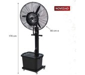 Ventilador Industrial CI-260N Nebulizador 41 Litros 3 Potencias