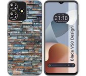 Funda Silicona Zte Blade V50 Design 4G Ladrillo 05