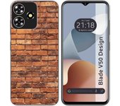 Funda Silicona Zte Blade V50 Design 4G Ladrillo 04