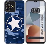 Funda Silicona Zte Blade V50 Design 4G Camuflaje 03