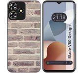 Funda Silicona Zte Blade V50 Design 4G Ladrillo 01