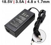 CARGADOR PARA PORTÁTIL HP PAVILION ZT3000 ZT3100 ZT3200 18.5V 3.5A 4.8X1.7MM BULLET 65W