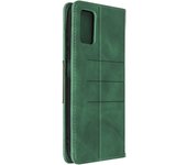 Funda Tarjetero Galaxy A03s Polipiel suave Soporte de vídeo Verde