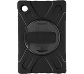 Carcasa híbrida Samsung Tab A8 10.5 Asa giratoria Bandolera Negra