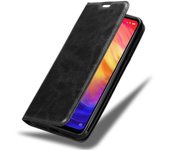 Funda Libro para Xiaomi RedMi NOTE 7 en NEGRO ANTRACITA - Cubierta Proteccion con Cierre Magnetico, Tarjetero y Funcion de Suporte - Etui Case Cover Carcasa