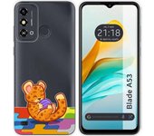 Funda Silicona ZTE Blade A53 Leopardo