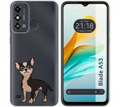 Funda Silicona Zte Blade A53 Perros 05