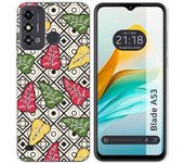 Funda Silicona Zte Blade A53 Flores 11