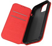 Funda para iPhone 15 Plus. Soolapa Tarjetero Soporte Vídeo Rojo