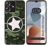 Funda Silicona Zte Blade V50 Design 4G Camuflaje 01