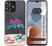 Funda Transparente Zte Blade V50 Design 4G Summer