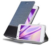 Funda Libro para Google Pixel en AZUL OSCURO NEGRO - Cubierta Proteccion con Cierre Magnetico, Tarjetero y Funcion de Suporte - Etui Case Cover Carcasa