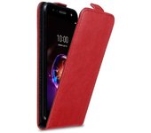 Funda para LG X POWER 3 in ROJO MANZANA - Cubierta Proteccion Estilo Flip con Cierre Magnetico - Etui Case Cover Carcasa