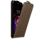 Funda para LG X POWER 3 in MARRoN CAFe - Cubierta Proteccion Estilo Flip con Cierre Magnetico - Etui Case Cover Carcasa