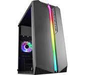 Mars Gaming MC-S1 Negro Caja PC Compacta Gaming Micro-ATX Iluminación ARGB 12 Modos Ventilador FRGB