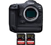 EOS R3 Cuerpo + 2 SanDisk 128GB Extreme PRO UHS-II SDXC 300 MB/s + PDF  pulgadas pulgadas20 TÉCNICAS PARA MEJORAR SU