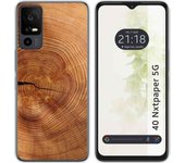 Funda Silicona TCL 40 NXTPAPER 5G Madera 04