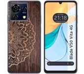 Funda Silicona Zte Blade V50 Vita 4G Madera 06