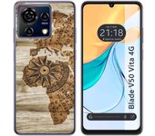 Funda Silicona Zte Blade V50 Vita 4G Madera 07