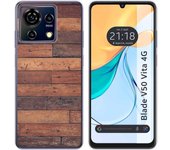 Funda Silicona Zte Blade V50 Vita 4G Madera 03