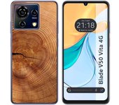 Funda Silicona Zte Blade V50 Vita 4G Madera 04