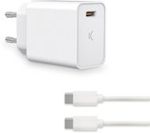 Cargador de red 20W, con salida USB Tipo C