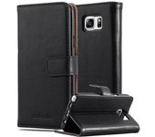 Funda Libro para Samsung Galaxy NOTE 5 en NEGRO GRAFITO - Cubierta Proteccion con Cierre Magnetico, Tarjetero y Funcion de Suporte - Etui Case Cover Carcasa