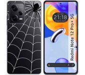 Funda Silicona Transparente Xiaomi Redmi Note 12 Pro+ Plus 5G Araña
