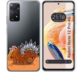 Funda Silicona Transparente Xiaomi Redmi Note 12 Pro 4G Bufalo
