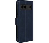Funda para Google Pixel 8a Tarjetero Dibujo Línea Función Soporte Azul oscuro