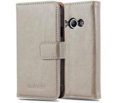 Funda Libro para Samsung Galaxy Xcover 3 en MARRoN CAPUCHINO - Cubierta Proteccion con Cierre Magnetico, Tarjetero y Funcion de Suporte - Etui Case Cover Carcasa