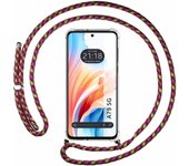 Funda Colgante Oppo A79 5G Rosa / Dorado
