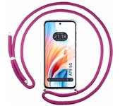Funda Colgante Oppo A79 5G Rosa Fucsia