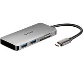 D-Link DUB-M610 base para portátil y replicador de puertos Alámbrico USB 3.2 Gen 1 (3.1 Gen 1) Type-