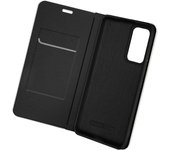 Funda para Xiaomi 12 Lite con Tarjetero Design Carbono Negro y Plateado