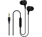 Ksix AURICULARES CON MICRÓFONO ERGÓNOMICO NEGROS