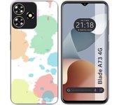 Funda Silicona Zte Blade A73 4G Acuarela 05