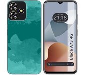 Funda Silicona Zte Blade A73 4G Acuarela 06