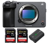 FX3 + 2 SanDisk 32GB Extreme PRO UHS-II SDXC 300 MB/s + 1 NP-FZ100 + PDF MCZ DIRECT 20 TÉCNICAS PARA