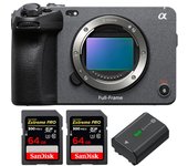 FX3 + 2 SanDisk 64GB Extreme PRO UHS-II SDXC 300 MB/s + 1 NP-FZ100 + PDF MCZ DIRECT 20 TÉCNICAS PARA