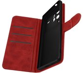 Funda Vivo X80 Pro cartera con cierre magnético y Soporte – roja